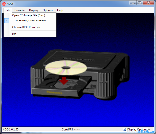 3DO emulator load last game